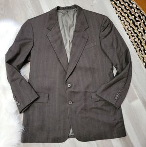 Vintage Nordstrom Hart Shaffner & Marx Virgin Wool Sport Coat Mens Size 42R